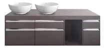 Comprar Mueble Habano Con 2 Lavamanos 160x50cm