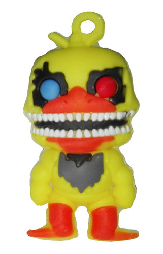 Figura Llavero Five Nights At Freddys Chica Nightmare 4cm