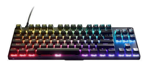 Teclado USB para jugadores Steelseries Apex 9 Tkl Rgb, negro, inglés, EE. UU.