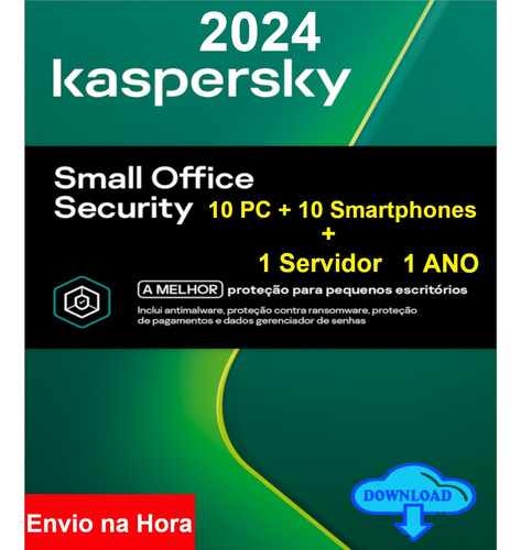 Kaspersky Small Office Security 10 Dispositivos + 1 Servidor