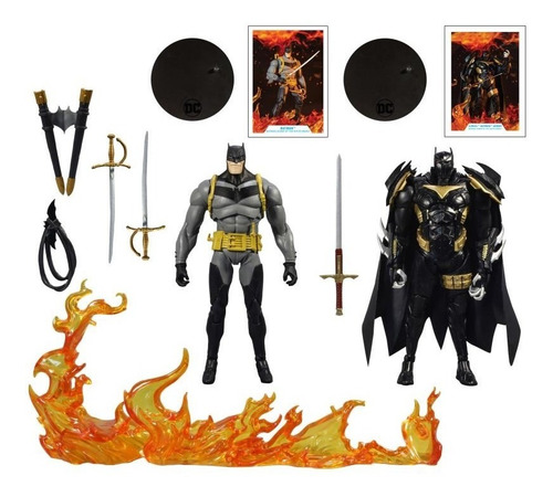 Pack Figuras Dc Multiverse Batman Vs Azrael Batman Armor