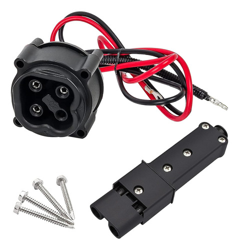 Yamaha Golf Cart 48v Mac Dc Cargador Plug, Powerwise Receptá