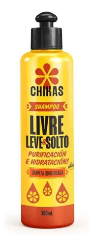  Chikas Shampoo Livre Leve & Solto 300ml - Chikas 300 Ml