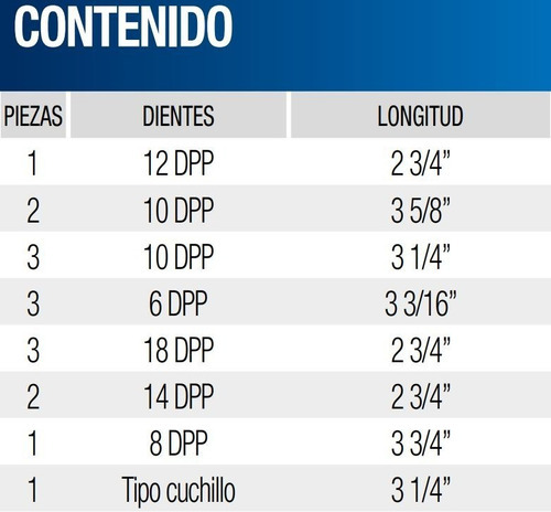 Juego De 16 Segueta Para Sierra Caladora Para Metal O Madera