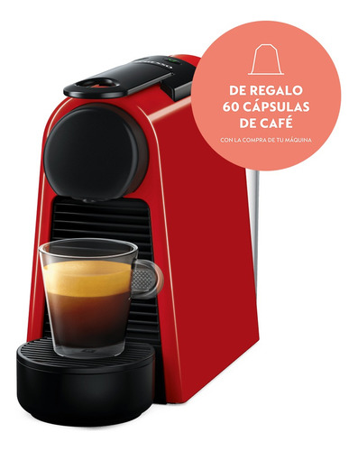 Cafetera Nespresso Essenza Mini D + Cápsulas