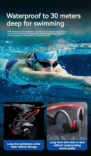 Auriculares Sumergibles Natacion Conducción Osea Ipx8 32gb