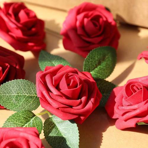 A Rosas Artificiales Decoración Fiesta De Boda Flor 8 Cm