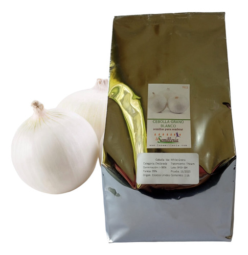 Semilla De Cebolla Grano Blanco Bolsa De 1 Libra
