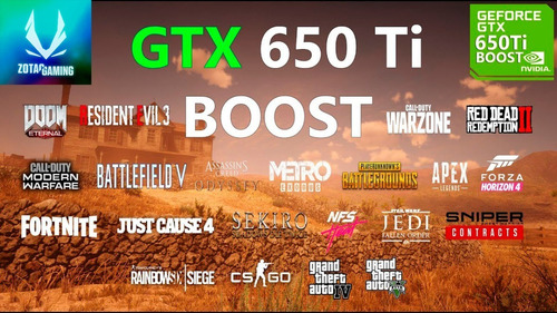 Tarjeta Grafica Nvidia Gtx 650ti Gta V Fortnite Lol Rublox (Usado)