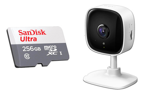 Kit Câmera Segurança Wi-fi Tp-link Tapo C110 + Cartão 256gb
