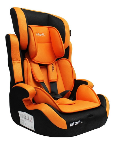 Autoasiento Track Fit Grupo 1, 2, 3 Color Naranja