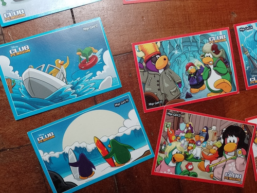 Mega Cards Club Penguin Coleccionista X18