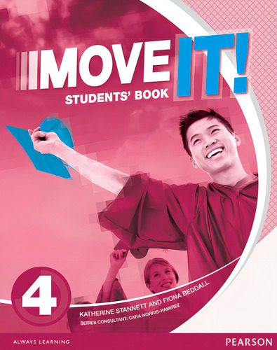 Move It - Students Book - Level 4, de Stannett, Katherine. Move It Editorial Pearson English, capa mole em inglês, 2015