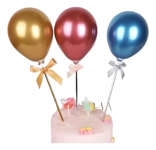 Globos Bombas Látex Cromados Espejo R6 X50 Unidades