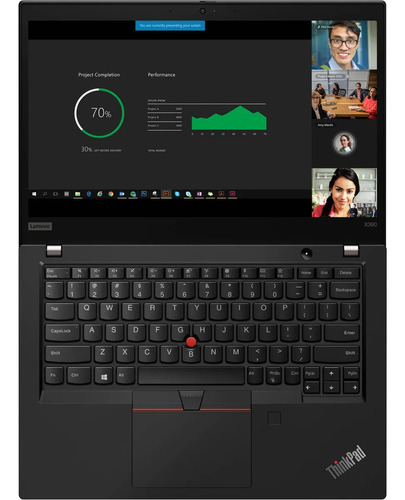Laptop Lenovo Thinkpad X390 Core I7 8665u 8gb Ram 256gb Ssd Black (Reacondicionado)