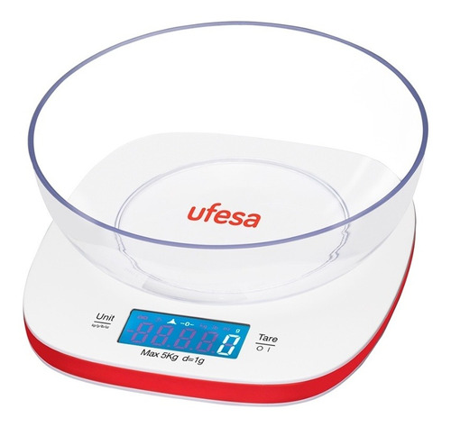 Balanza De Cocina Ufesa Bc1450 Hasta 5kg Con Bowl Fama