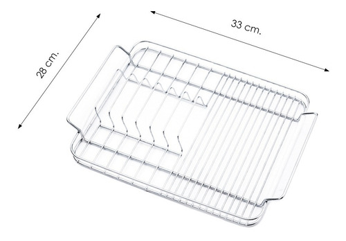 Escurreplatos De Acero Quadra Max Johnson Esac Q71