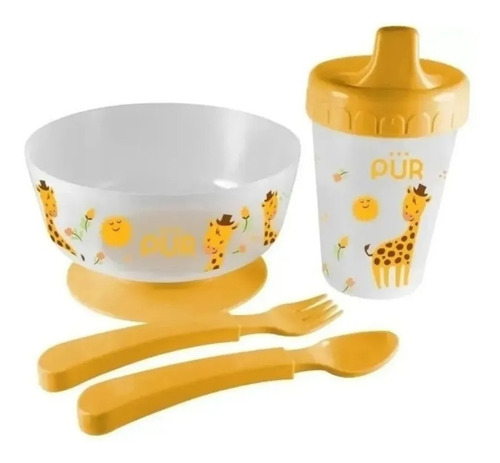 Vajilla Para Bebé Con Chupas Antideslizantes. Vaso.cubiertos