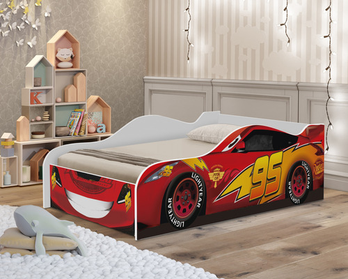 Mini Cama Berço Carro Infantil Personagens Com Colchão D20