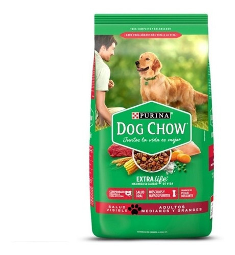 Alimento Para Perros Raza M-g Dog Chow 8 Kg(2 Saco)super