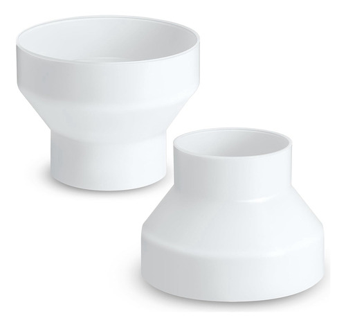 Adaptador Reductor De Conductos De 6 A 4 Pulgadas, 2 Unidade