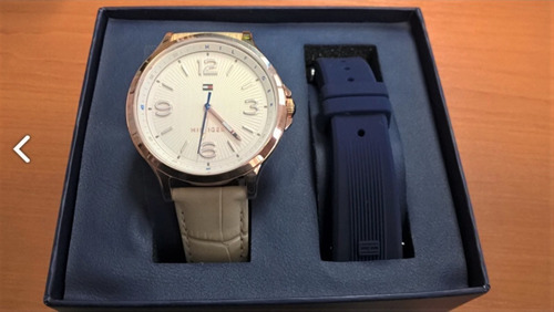 Relógio Tommy Hilfiger Feminino Aço Ouro Rose Puls Champanhe