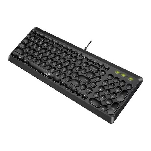 Teclado Genius Slimstar Q200 Ultra Delgado Multimedia Usb