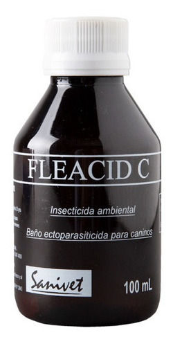Insecticida Ambiental Antipulgas Garrapatas Fleacid C 100ml