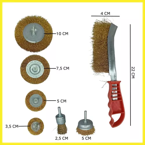 Cepillo para taladro para metal