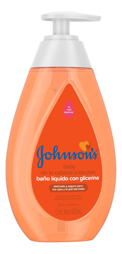 Jabón Baño Líquido JOHNSON’S® Baby De la Cabeza a los Pies 400 ml