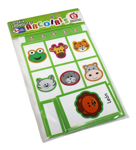 Lotería Arcoíris Zoobolitas, Educatodo, M-0318