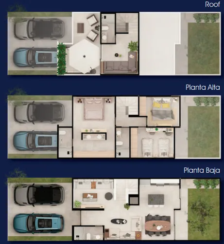Casa En Zakia Modelo Nessa Con Roof Garden A2