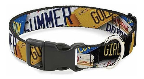 Cat Collar Breakaway Cali License Plates Stacked 8 To 12 Inc