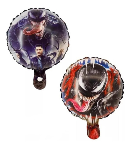 10 Globos Venom Deco Cumple Souvenir