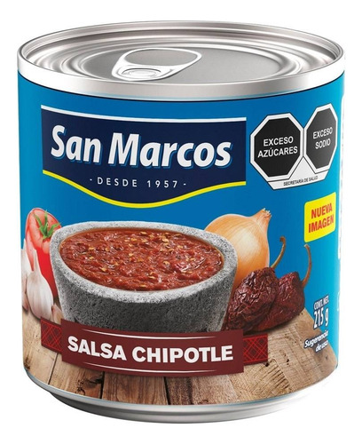 2 Pza Salsa Chilpotle San Marcos 215 G