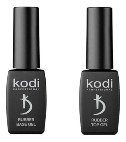 El Mejor Set 2 En 1 Base De Goma De 8 Ml + Tapa De Goma De 8