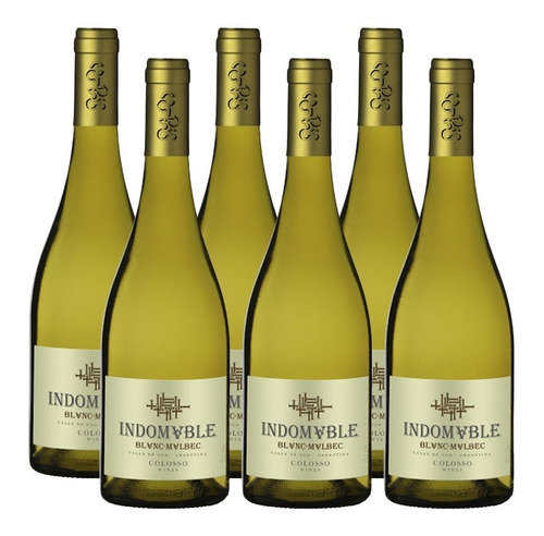 Vino Indomable Blanc De Malbec 750 Ml. Caja 6 Botellas