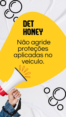 Champú automotriz concentrado 1:1500 Det Honey 500 ml Soft99