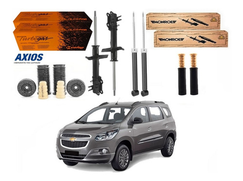 Imagem 1 de 6 de Kit Amortecedor Dianteiro Traseiro Cofap Chevrolet Spin 2016