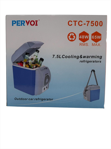 Mini Cooler Refrigerador Portatil Automovil Pervoi 7.5l