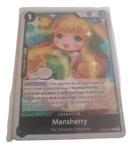 Mansherry  Carta One Piece Tcg Original+10 Cartas 