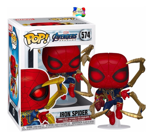 Iron Spider Man Guante De Thanos End Game Funko Pop Cf