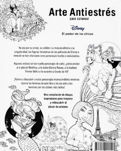 Libro Arte Antiestrés Para Colorear Disney ( Original) 