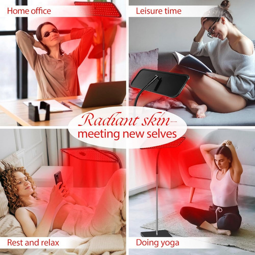 Lámpara Infrarrojos Fisioterapia Luz Altura Ajustable