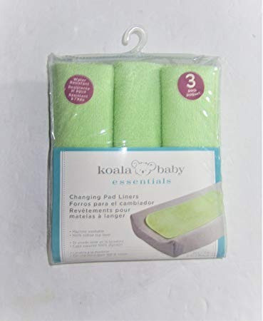 3 Forros De Toalla Koala Baby Essentials Verde /cdjuguetes