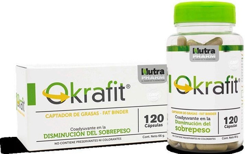 Captador De Grasa | Okrafit | 120 Cápsulas