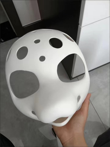 Máscara Kemono Fursuit Con Estampado De Hocico Para Cosplay
