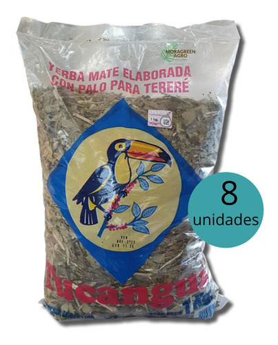 Yerba Mate Tucangua Canchada Tradicional 8 X 1 Kg