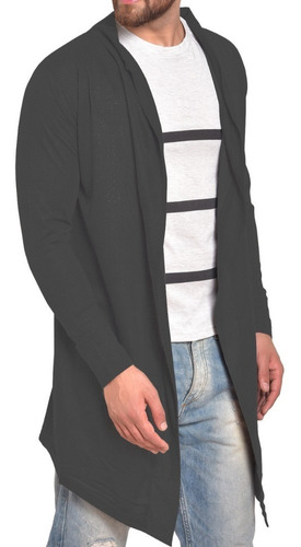 Sobretudo Cardigan Casaco Masculino Blusa Frio Confortável