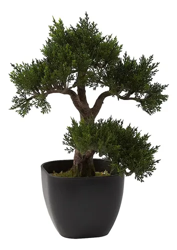 Árbol Artificial De Bonsái De Cedro 4966 Casi Natural, 15 Pu